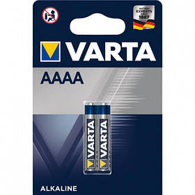 Батарейка лужна Varta AAAA/LR61, 1.5V, Alkaline BL2 шт.