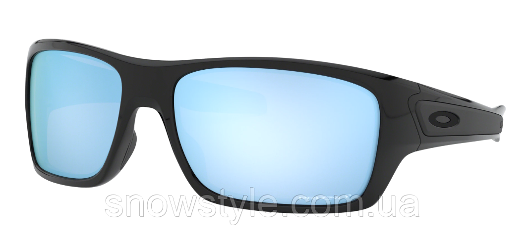 Окуляри сонцезахисні Oakley Turbine Polished Black лінза Prizm Deep Water Polarized OO9263, фото 1