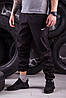Спортивний костюм Nike чоловічий Найк сірий чорний + Барсетка в Подарунок, фото 2