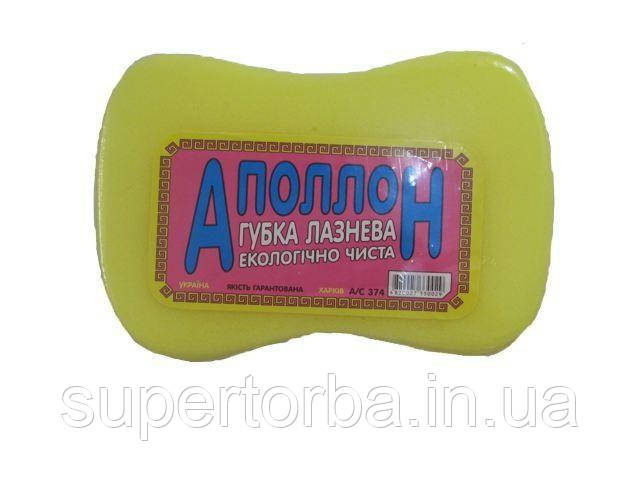 Мочалка (Аполон) з масажним шаром (1 шт), фото 1