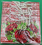 Пакет паперовий малий горизонтальний 11/18/5 (арт М016) (12 шт.), фото 3