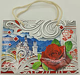 Пакет паперовий малий горизонтальний 11/18/5 (арт М015) (12 шт.), фото 2