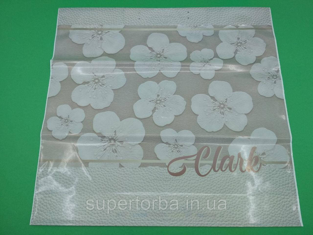 Пакет із пластиковою ручкою розмір 40х40 "Кларк" без ручки (10 шт), фото 1
