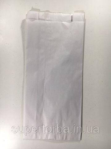 Пакет паперовий 14/6*30 білий 100 штук, фото 1