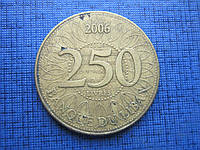 Монета 250 фунтов ливров Ливан 2006