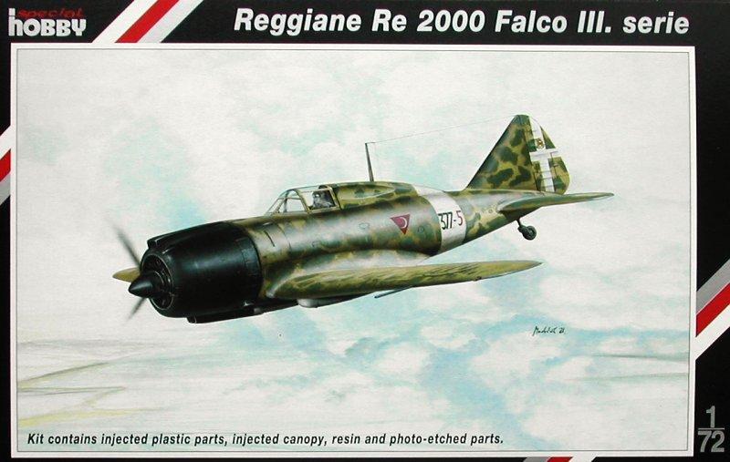Пластикова модель 1/72 Special hobby 72098 Італійський винищувач Reggiane Re 2000 III.Serie, фото 1