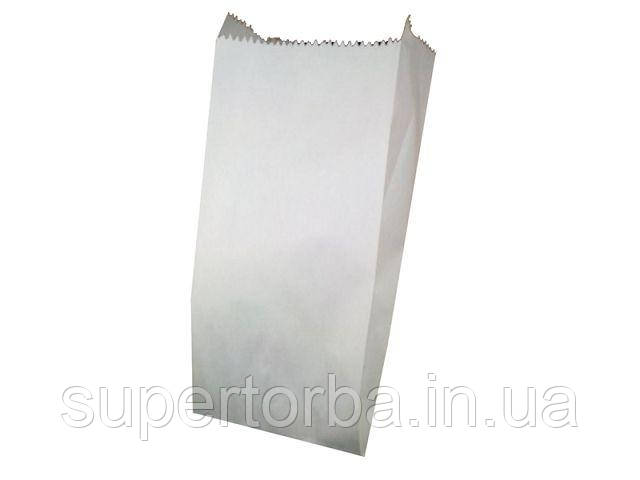 Пакет паперовий 10/4*21 Білий 100 штук, фото 1