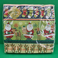 Новорічна серветка (ЗЗхЗЗ, 20шт) LuxyНГ Різдвяний перерахунок(1239) (1 пач.)