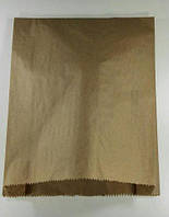 Пакет паперовий розмір 25/8*30 коричневий 100 штук