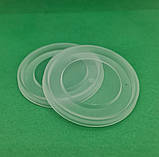 Кришка пластикова для крафтового супника (об'єм 250 мл, 350 мл, 480 мл) 25 шт/уп., фото 4