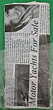 Пакет із прорізною ручкою поліетиленовий розмір 41х51+3 "Газета-гламур" щільність 90 мкр ДПА 50 шт/уп., фото 5