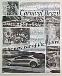 Пакет із прорізною ручкою поліетиленовий розмір 41х51+3 "Газета-гламур" щільність 90 мкр ДПА 50 шт/уп., фото 6