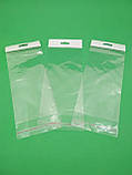 Пакет прозорий п/п європідвіс з липким краєм розмір 9х19+3 щільність 25 мкр 1000 шт/уп., фото 2
