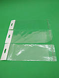 Пакет прозорий п/п європідвіс з липким краєм розмір 9х19+3 щільність 25 мкр 1000 шт/уп., фото 4
