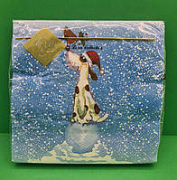 Дизайнерська серветка (ЗЗХЗЗ, 20 шт.) LuxyНГ Здивований пес (1 пачка)