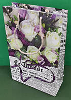 Паперовий пакет подарунковий Середній 17/26/8 (артSV-181) (12 шт.)