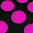 Масажний килимок, 34x40 см, чорно-рожевий, Ridni Relax, фото 2