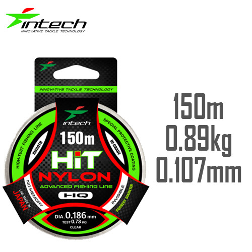 Волосінь Intech HIT 150m 0.107 mm, 0.89 kg