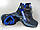 Ботинки демисезонные осенние детские синие для мальчика 30р., фото 2