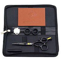 Професійні перукарські ножиці 5.5 дюймів для стрижки з чохлом Японія JP440C Univinlions 5241