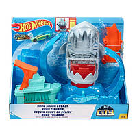 Hot Wheels City Color Shifter Shark Jump GJL12 Mattel Хот Вілс трек Голодна акула-робот Зміни колір