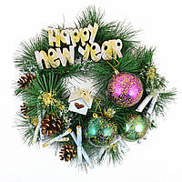 Венок Yes! Fun "Happy New Year" d-15 см