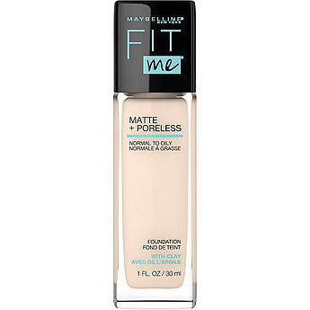 Матувальна тональна основа Maybelline Fit Me Matte + Poreless Foundation 110 Porcelain 30 мл