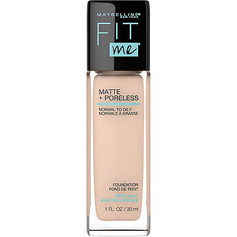 Матувальна тональна основа Maybelline Fit Me Matte + Poreless Foundation 120 Classic Ivory