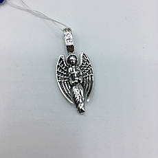 Срібний кулон-підвіс релігійний  Ангел Охоронець