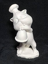 Гіпсова фігурка для розфарбовування "КІТ КУХАР" КП-104 з фарбами та пензлем