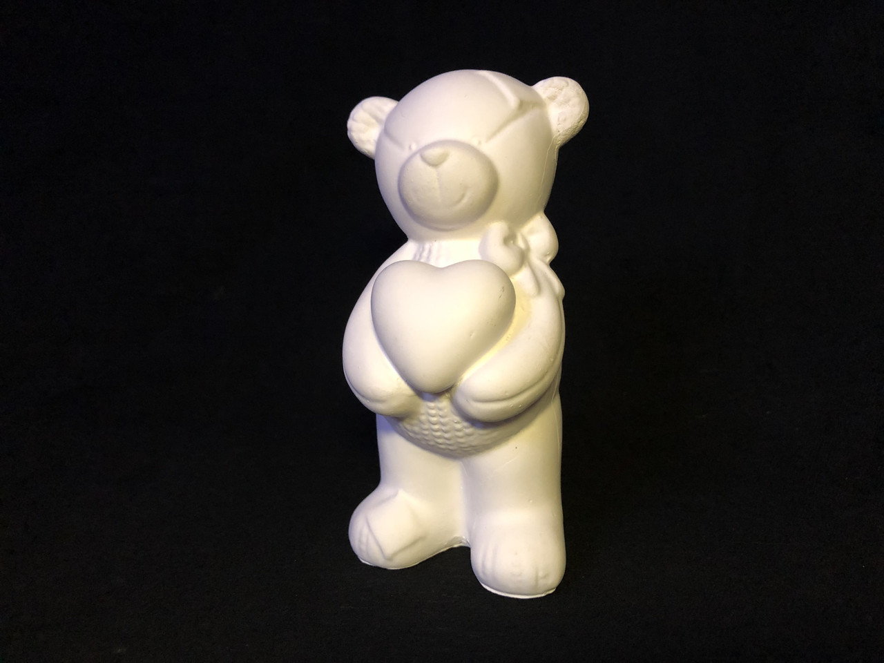 Гіпсова фігурка для розфарбовування "Ведмедик Love" МШ-116 з фарбами та пензлем