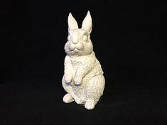 Гіпсова фігурка для розфарбовування "Заєць" ЗА-136 з фарбами та пензлем, фото 1