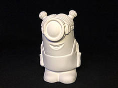 Гіпсова фігурка для розфарбовування "Міньйон дівчинка" МЧ-112 з фарбами та пензлем, фото 1