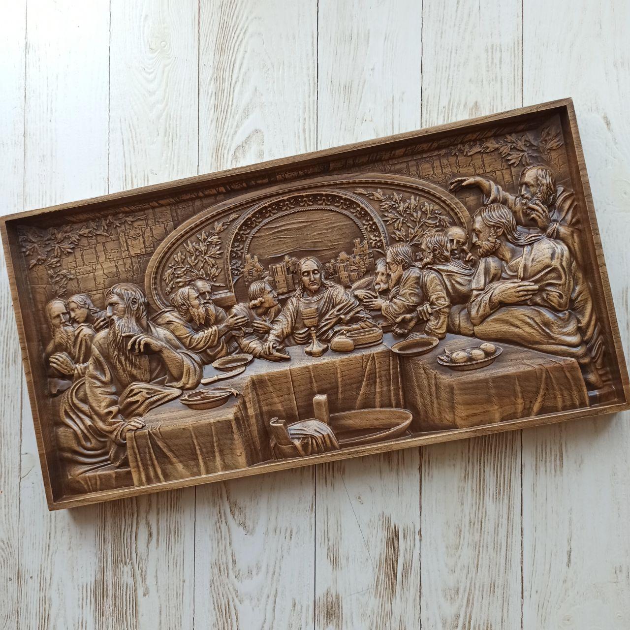 Картина Резная Из Дерева. "Тайная Вечеря" — Купить Недорого на Bigl.ua ...