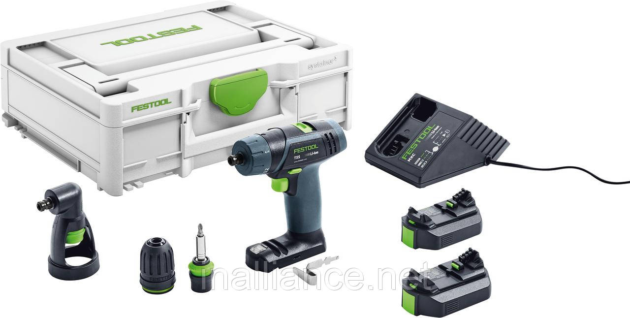 Шурупокрут акумуляторний TXS Li 2.6 Set Festool 564510