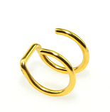 Сережки обманки для пірсингу сталь зовні 14 мм усередині 9 мм, фото 2