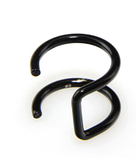 Сережки обманки для пірсингу сталь зовні 14 мм усередині 9 мм, фото 5