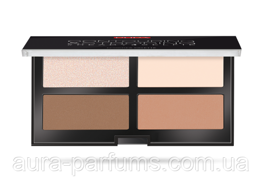 Палітра для скульптування Pupa Contouring & Strobing Powder Palette
