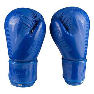 Боксерські рукавички матові сині 8oz Venum DX-2955, фото 2