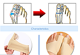 Коректор кісткового наросту, виправлення великого пальця ніг, ортопедичний коректор, фото 6