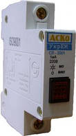 Сигнальна лампа АСКО-УКРЕМ СЛ-2001 червона (A0140030030)