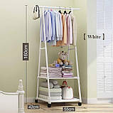 Пересувна підлогова вішалка для одягу THE NEW COAT RACK, фото 4