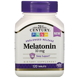 Melatonin Prolonged Release 10 мг 21st Century 120 таблеток