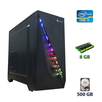 GamePc Golden Field 3317B Tower NEW / Intel Core i5-2400 (4 ядра по 3.1 - 3.4 GHz) / 8 GB DDR3 / 500 GB HDD / AMD Radeon RX 570 Asus, 4 GB GDDR5,, фото 1