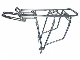 Багажник велосипедний DN CS-11С (24-28") універсальний, сталь, сірий
