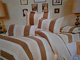 Сатинові постільні комплекти з чотирма наволочками, фото 5