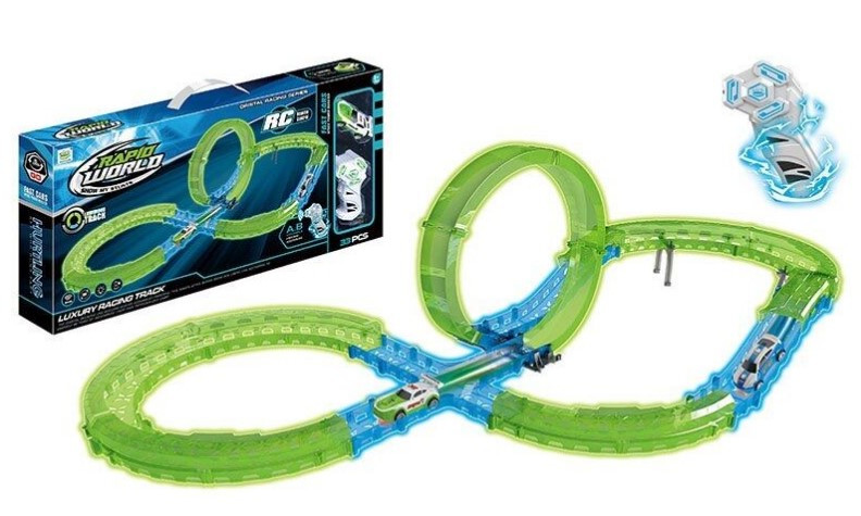 Автотрек з крутими поворотами і петлею Rapid World 6688-603