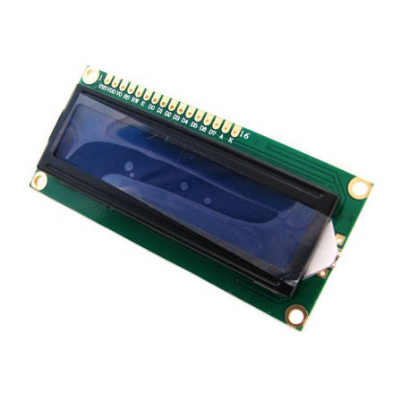 LCD 1602 модуль для Arduino, РК дисплей, 16х2 blue, фото 1