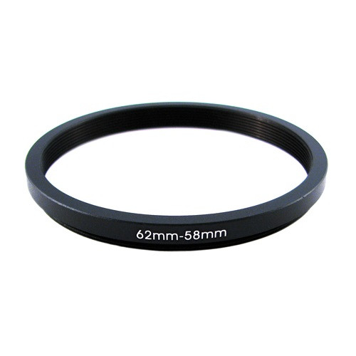 Понижуюче степ кільце 62-58мм для Canon, Nikon