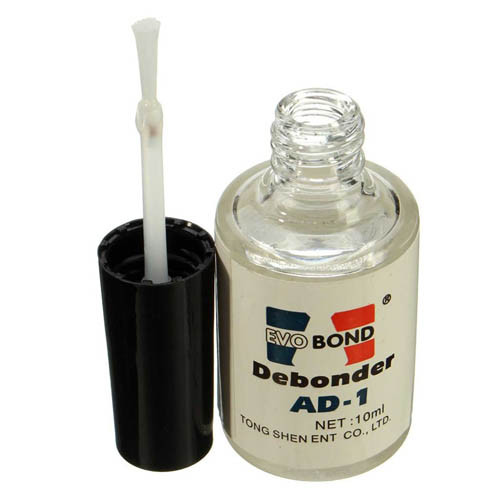 Растворитель дебондер AD-1, жидкость для снятия клея 10мл - фото 1 - id-p1193593660